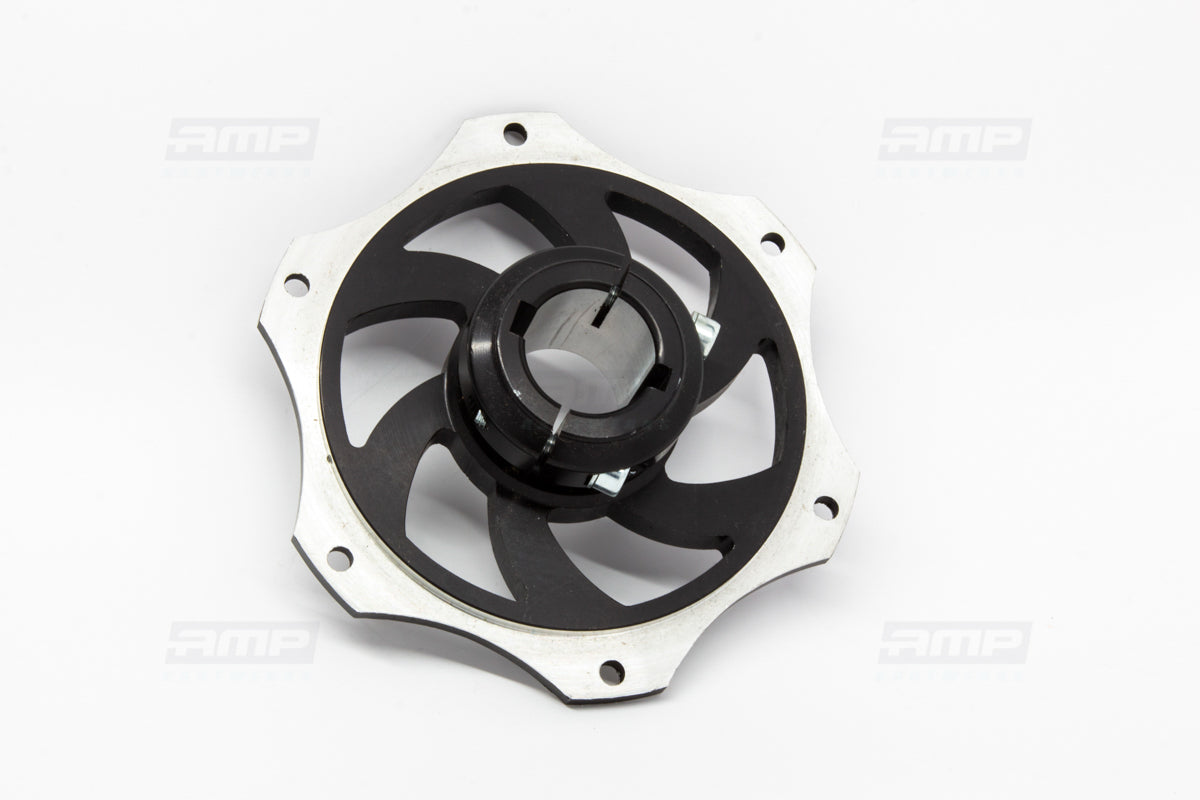 Aluminum Sprocket Carrier For 30mm Axle Black Anodized