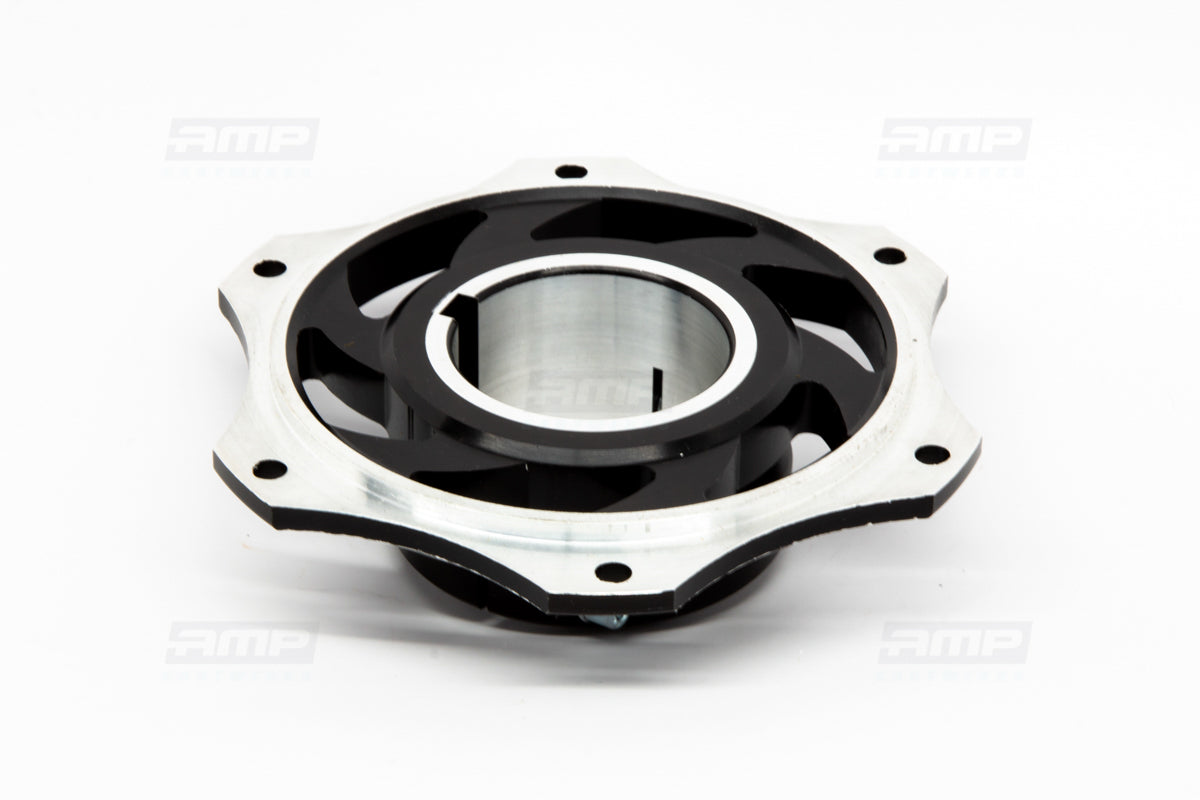 ALUMINUM SPROCKET CARRIER FOR 40mm AXLE BLACK ANODIZED