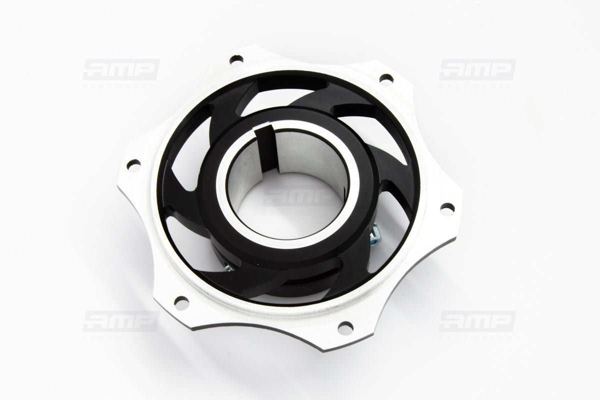 ALUMINUM SPROCKET CARRIER FOR 50mm AXLE BLACK ANODIZED