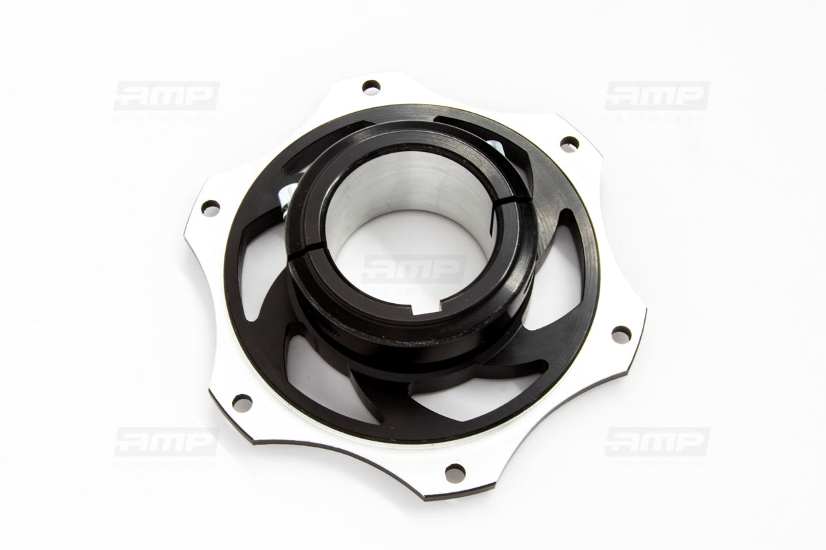 ALUMINUM SPROCKET CARRIER FOR 50mm AXLE BLACK ANODIZED